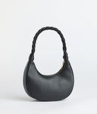 Don't Get It Twisted Faux Leather Shoulder Bag