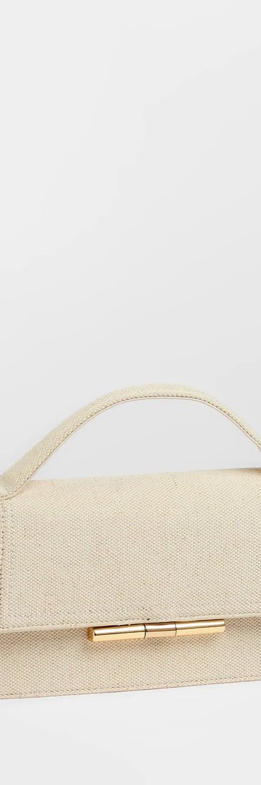 Carry On Top Handle Linen Bag