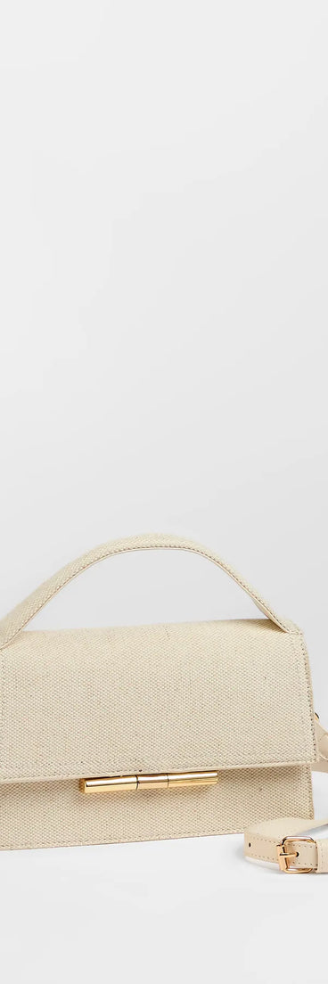 Carry On Top Handle Linen Bag