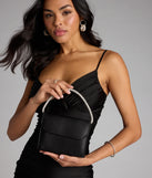 Stylish Endeavor Rhinestone Top Handle Handbag