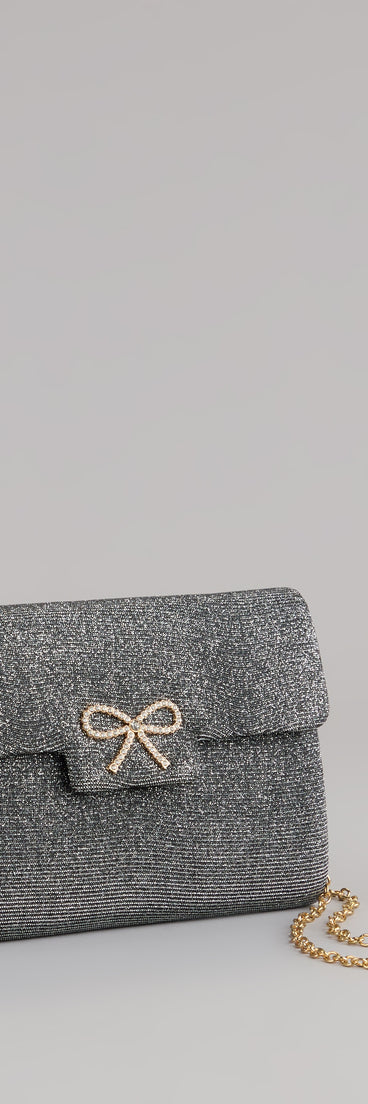 Put A Bow On It Sparkle Clutch
