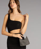 Glamour Girlie Rhinestone Mesh Shoulder Bag