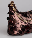 Shimmer Hour Sequin Shoulder Bag
