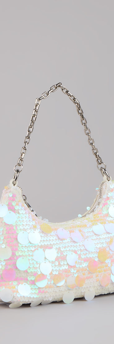 Disco Dreams Sequin Shoulder Bag