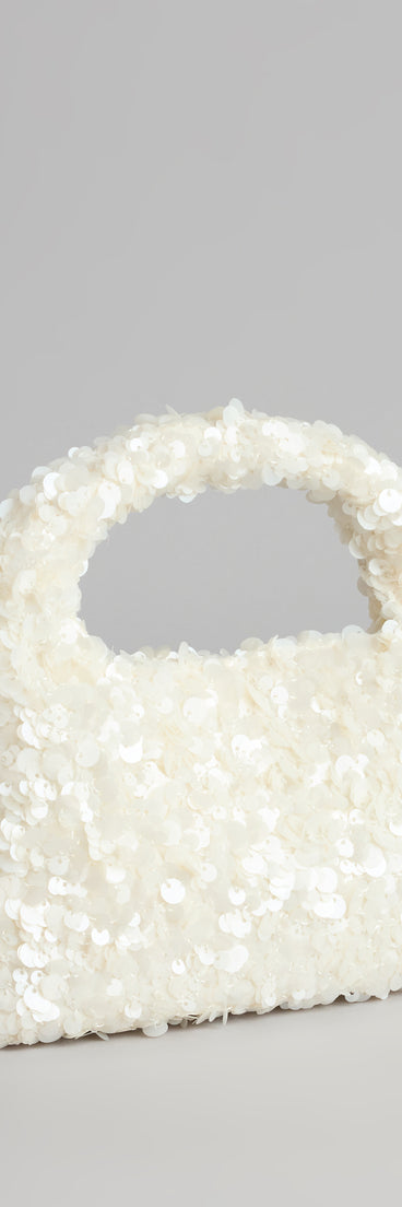 All That Glitters Sequin Handbag