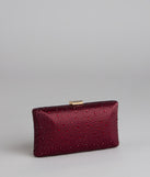 Spotlight Moment Satin Clutch