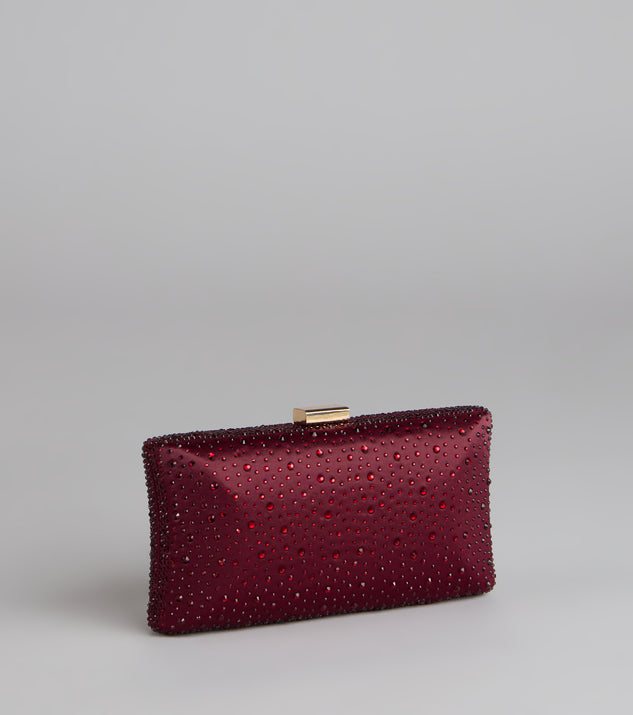Spotlight Moment Satin Clutch