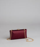 Spotlight Moment Satin Clutch