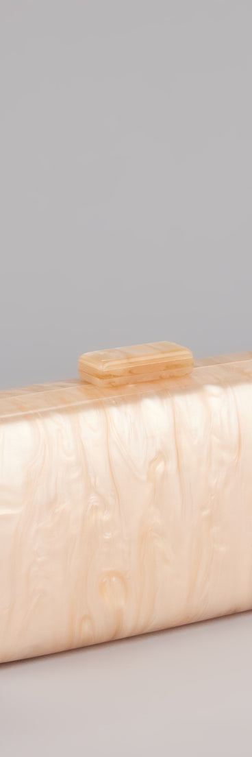 Major In Vibe Marble Clutch