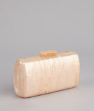 Major In Vibe Marble Clutch