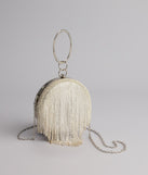 Spotlight Moment Rhinestone Sphere Bag