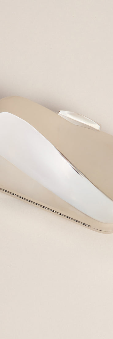 Midnight Reservation Box Clutch