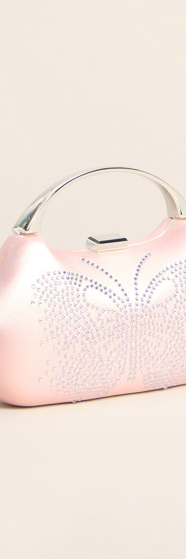 Wing It Rhinestone Butterfly Bag