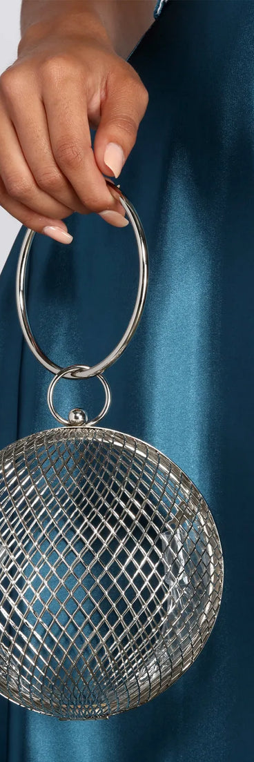 Can't Be Caged Sphere Clutch