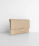 High Expectations Glitter Clutch