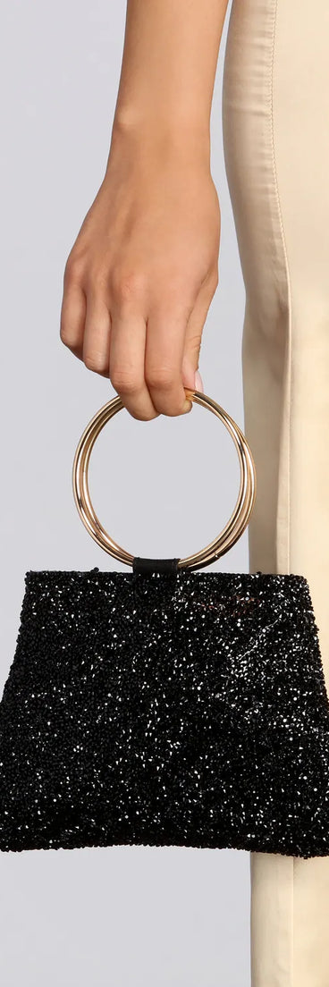 Tonight Is The Night Beaded Purse