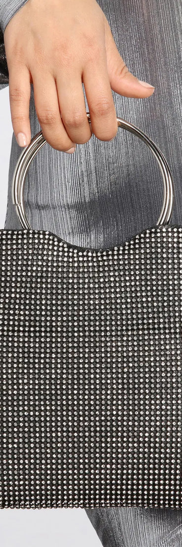 They Don't Know Rhinestone Mesh Tote