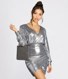 They Don't Know Rhinestone Mesh Tote