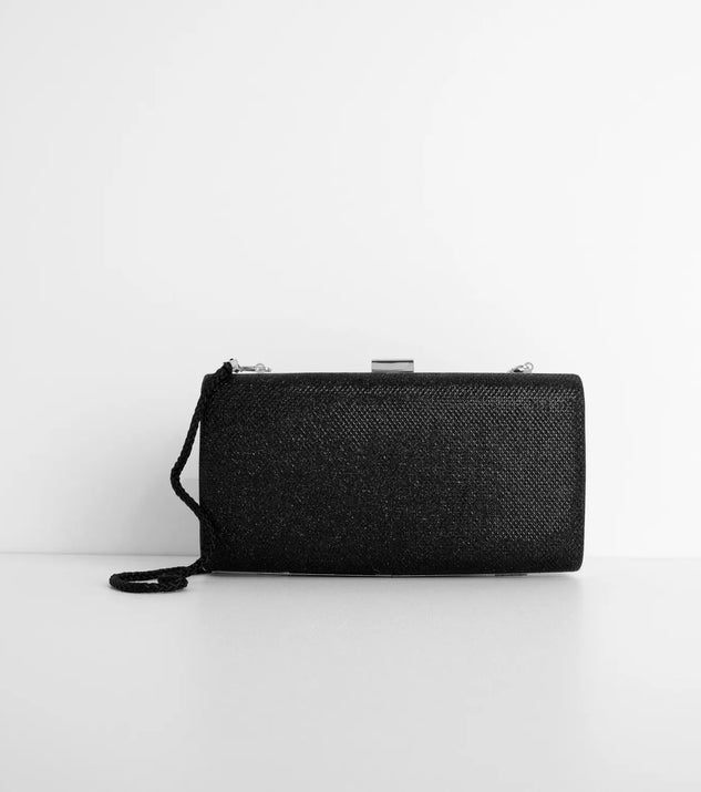 Set For The Soiree Glitter Box Clutch