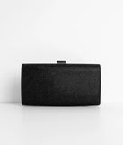 Set For The Soiree Glitter Box Clutch
