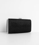 Set For The Soiree Glitter Box Clutch