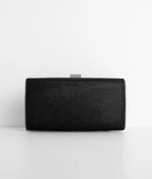Set For The Soiree Glitter Box Clutch
