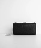 Set For The Soiree Glitter Box Clutch