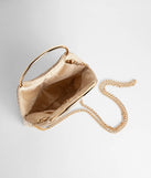 Bandanna Rhinestone Mesh Mini Tote