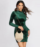 Bandanna Rhinestone Mesh Mini Tote