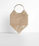 Bandanna Rhinestone Mesh Mini Tote
