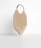 Bandanna Rhinestone Mesh Mini Tote