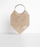 Bandanna Rhinestone Mesh Mini Tote