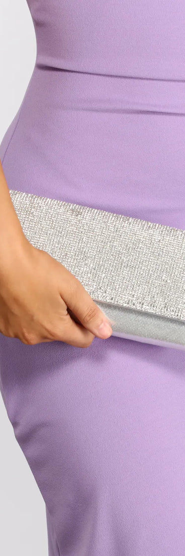Next Level Shine Rhinestone Crossbody Clutch