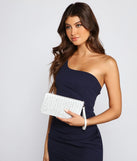 Rhinestone Luxe Clutch