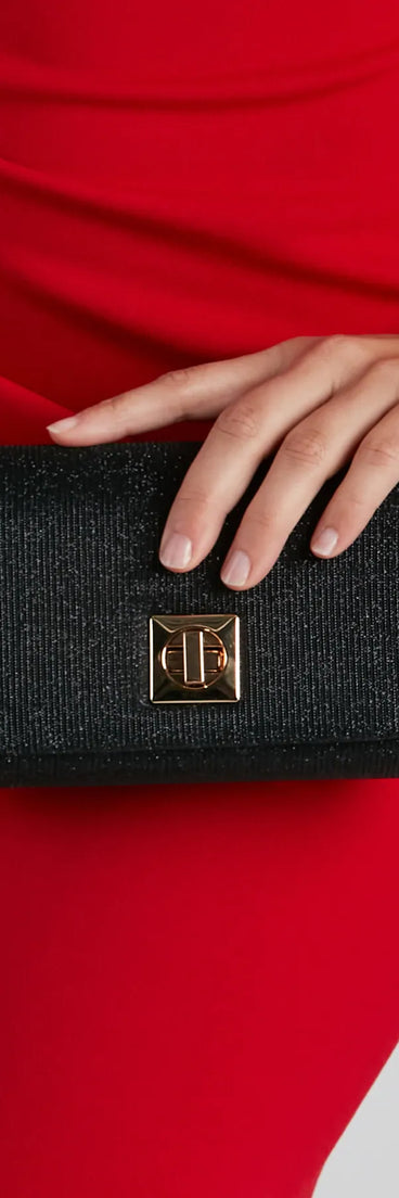 Classy Affair Glitter Crossbody Bag