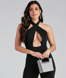 Glam Night Out Rhinestone Tote