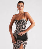 Prepare To Shine Glitter Mesh Clutch