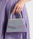 So Much Glitz Iridescent Rhinestone Handbag