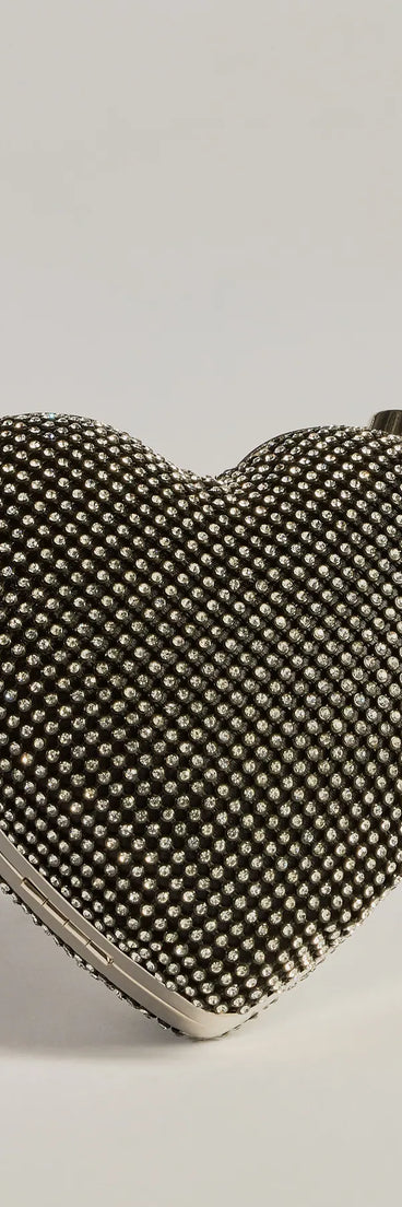 
Upgrade your style game for 2025 with the So Lovely Heart Rhinestone Bag in black, perfect for any fashion-forward wardrobe.