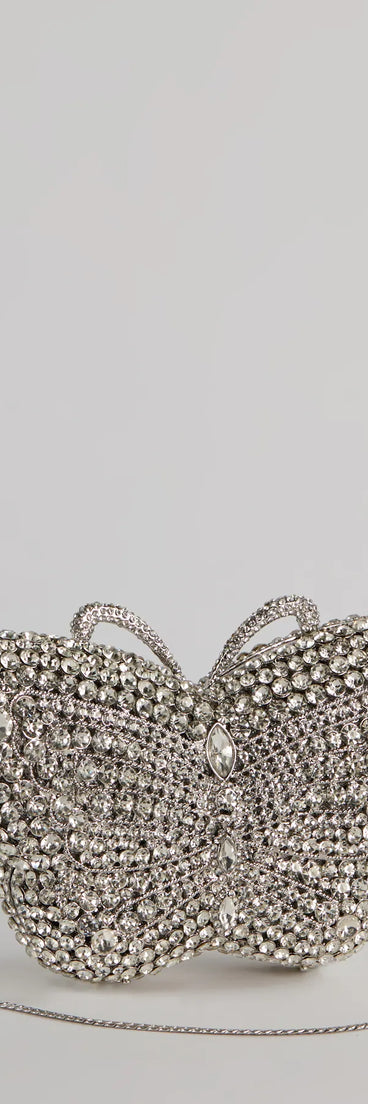 
Upgrade your style game for 2025 with the Wishing On Love Rhinestone Butterfly Clutch in silver, perfect for any fashion-forward wardrobe.