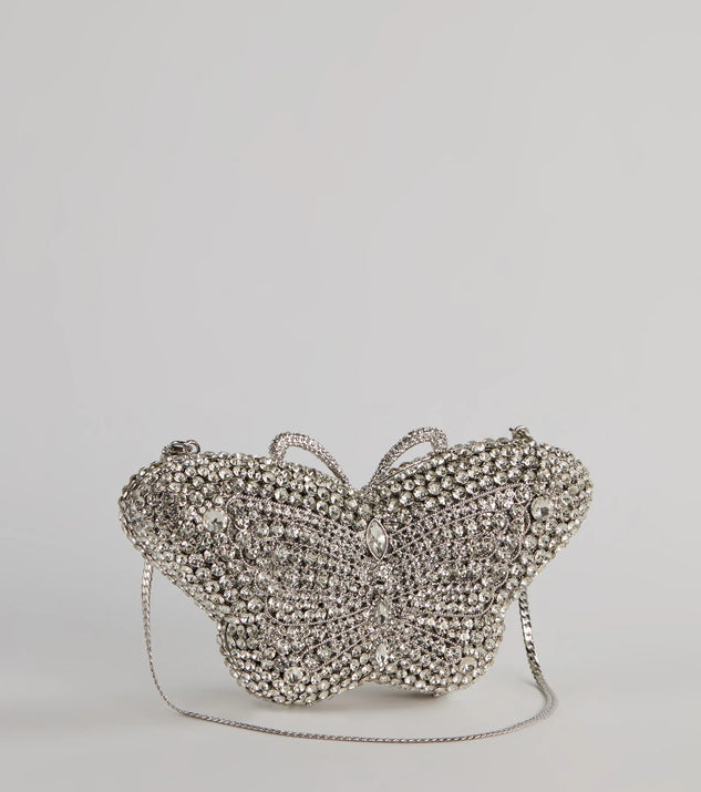 
Upgrade your style game for 2025 with the Wishing On Love Rhinestone Butterfly Clutch in silver, perfect for any fashion-forward wardrobe.