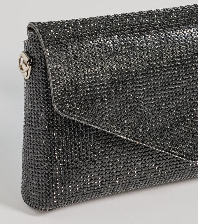 Sparkle Effect Rhinestone Crossbody Purse | Windsor