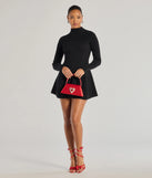 Whether you're dressing up for a romantic date or a Galentine's event, the Sparkle Romance Rhinestone Heart Handbag in red is the perfect accessory to elevate your Valentine's Day outfit.