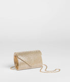 She's Ready Rhinestone Mesh Clutch