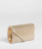 She's Ready Rhinestone Mesh Clutch