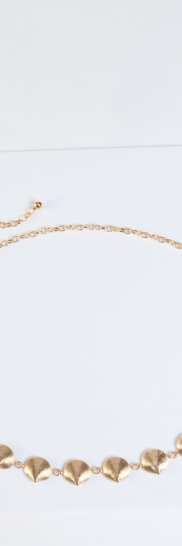 All For Charm Shell Chain Belt
