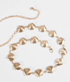 All For Charm Shell Chain Belt