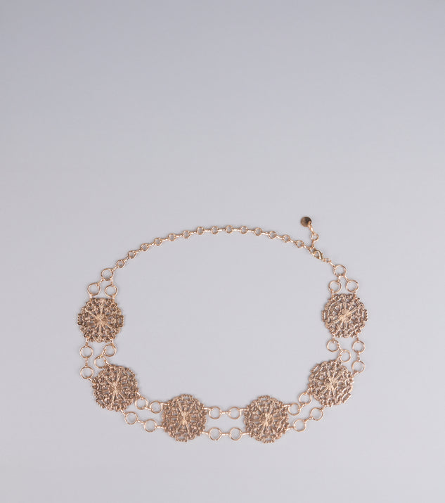 Mystical Charmer Concho Chain Belt