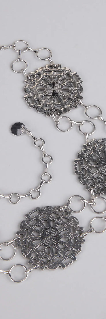 Mystical Charmer Concho Chain Belt