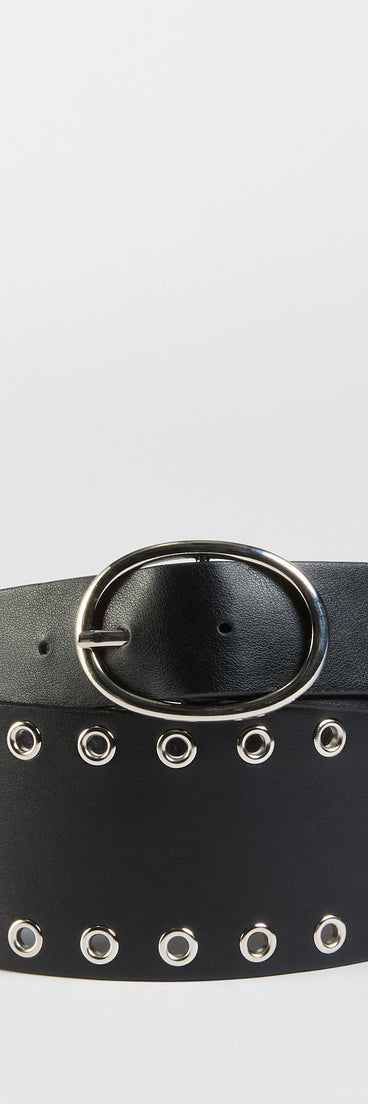 On A New Level Faux Leather Belt